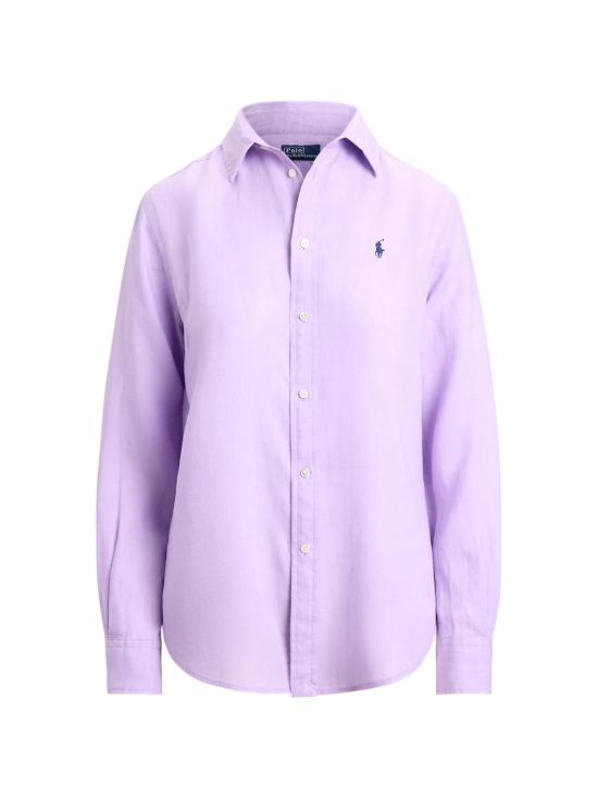 26SS 폴로 랄프로렌 포니 자수 리넨 셔츠 (211970730009) 211970730 513 PURPLE