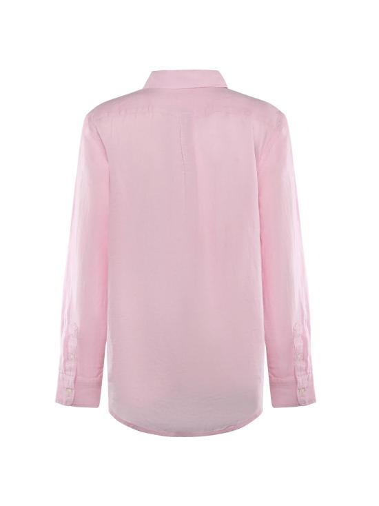 26SS 폴로 랄프로렌 포니 자수 리넨 셔츠 (211970730009) 211970730 514 PINK - POLO RALPH LAUREN