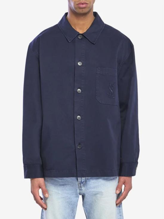 26SS 생로랑 긴팔 셔츠 861004 Y04VD5109 Blue - SAINT LAURENT