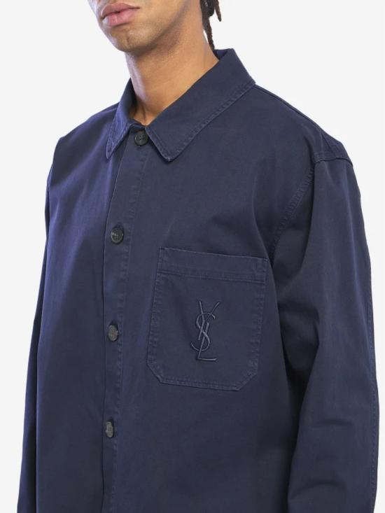 26SS 생로랑 긴팔 셔츠 861004 Y04VD5109 Blue - SAINT LAURENT