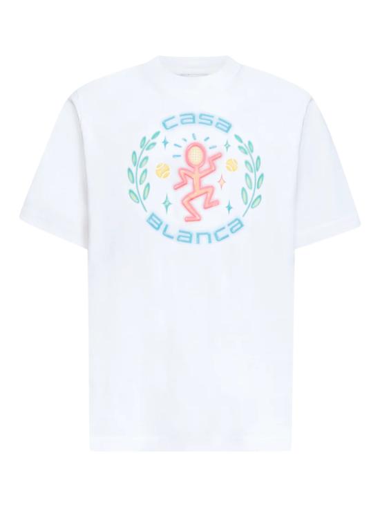 26SS 카사블랑카 반팔 티셔츠 MSP26JTS00111 BRIGHTWHITEJERSEY White