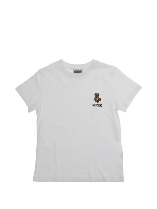 26SS [키즈] 모스키노 티셔츠 HUM05T LAA0210063 White