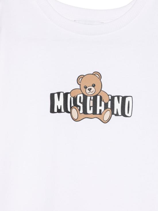 26SS [키즈] 모스키노 원피스 HDV0HL LCA1910101 White - MOSCHINO
