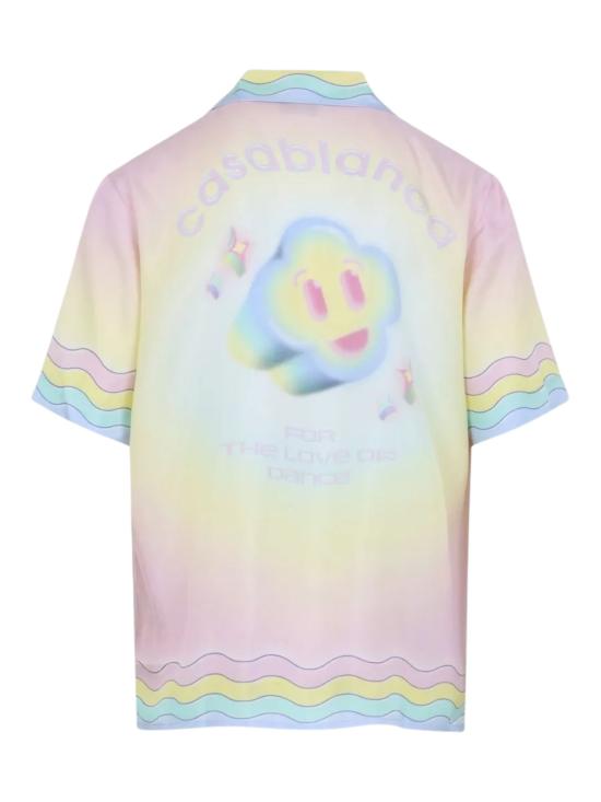 26SS 카사블랑카 반팔 셔츠 MSP26SH00303 SILKTWILL MultiColour - CASABLANCA