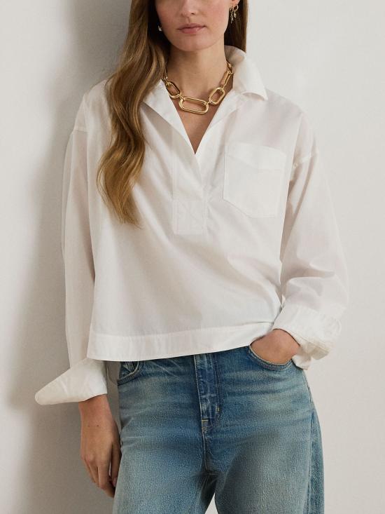 26SS 랄프 로렌 셔츠 200P03671 001 White - RALPH LAUREN