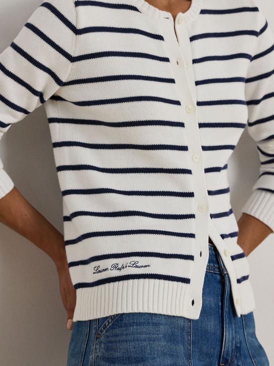 26SS 랄프 로렌 가디건 200P03495 001 White - RALPH LAUREN