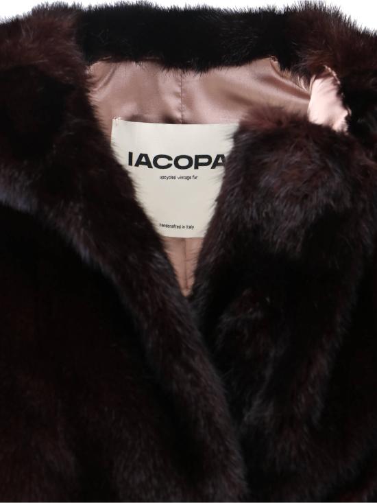 26SS IACOPA 자켓 ROSENE HOODIE MOGANO Brown - OTHER BRANDS