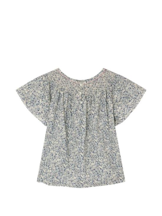 26SS [키즈] 봉쁘앙 티셔츠 S06GBLW00014 519A FL BLEU DE PRUSSE - BONPOINT