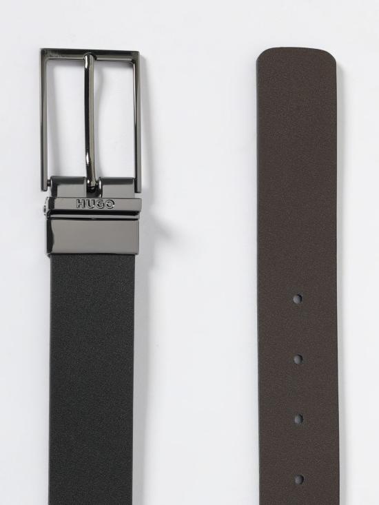 26SS 휴고보스 가죽 벨트 50548365002 BLACK DOM - HUGO BOSS