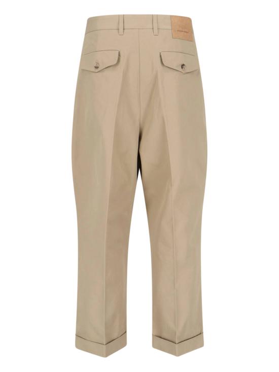 26SS 아미 코튼 캐롯 오버사이즈 트라우저 HTR121 CO0132 A036 Beige - AMI