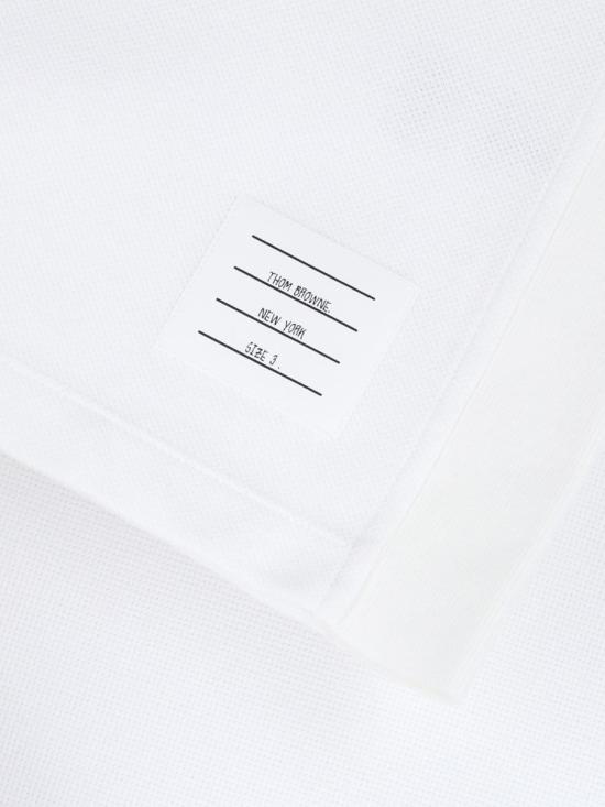 26SS 톰브라운 반팔 티셔츠 MJS123A 00050 100 White - THOM BROWNE