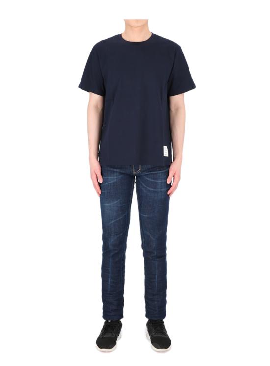 26SS 톰브라운 반팔 티셔츠 MJS067A 00042 415 Blue - THOM BROWNE