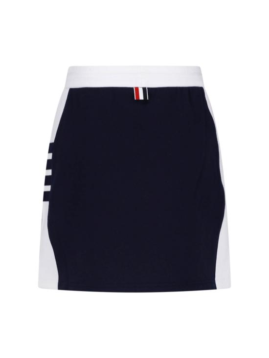 26SS 톰브라운 클래식 4바 저지 미니 스커트 FJK130A 03037 415 Blue - THOM BROWNE