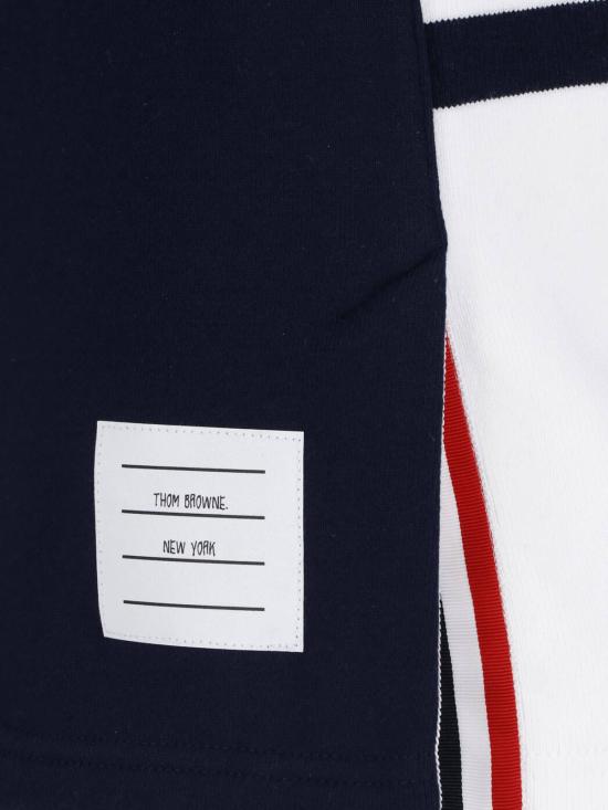 26SS 톰브라운 클래식 4바 저지 미니 스커트 FJK130A 03037 415 Blue - THOM BROWNE