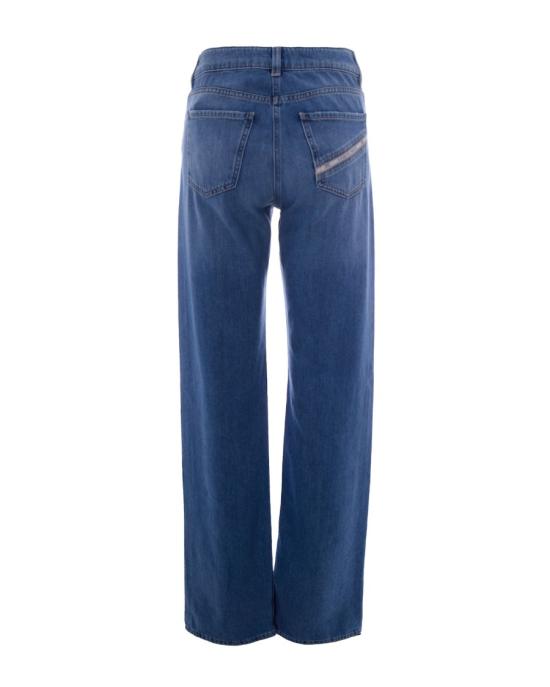 26SS 엘리자베타프랜치 데님 팬츠 6406637 Blue - ELISABETTA FRANCHI