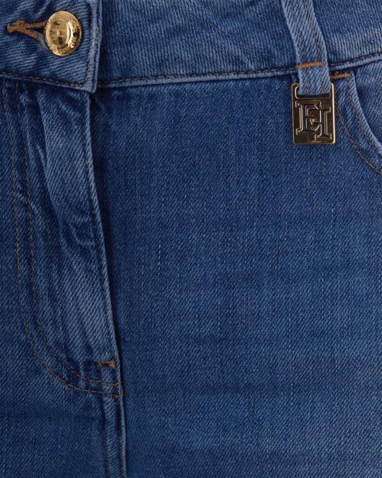 26SS 엘리자베타프랜치 데님 팬츠 6406637 Blue - ELISABETTA FRANCHI