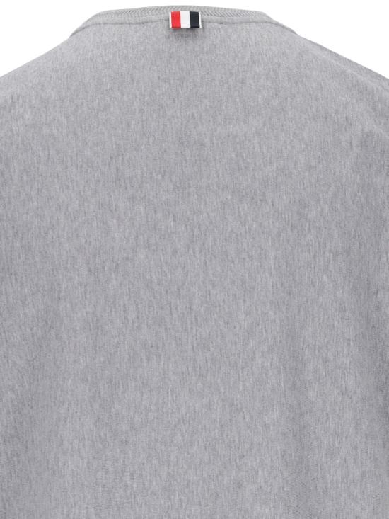 26SS 톰브라운 반팔 티셔츠 MJS252A J0138 035 Grey - THOM BROWNE