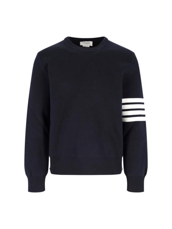 26SS 톰브라운 코튼 크레이프 4바 풀오버 MKA202A 00219 415 Blue