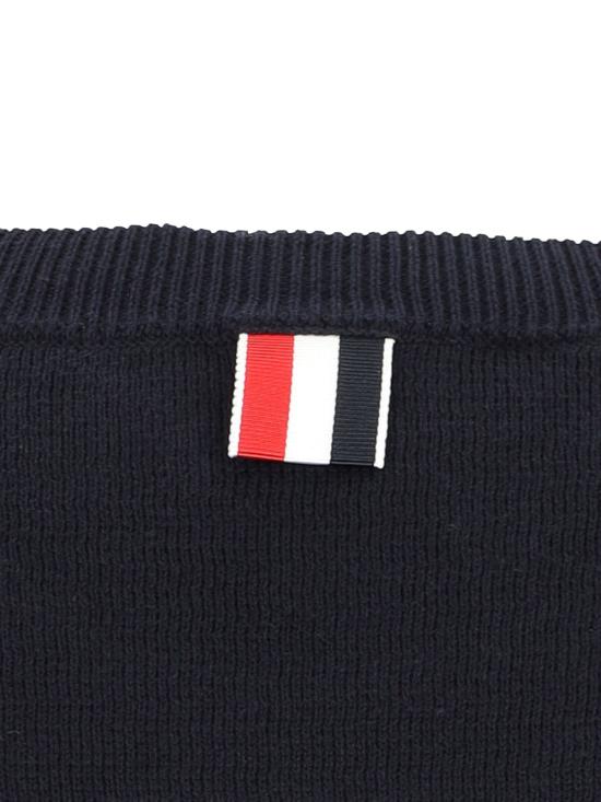 26SS 톰브라운 코튼 크레이프 4바 풀오버 MKA202A 00219 415 Blue - THOM BROWNE