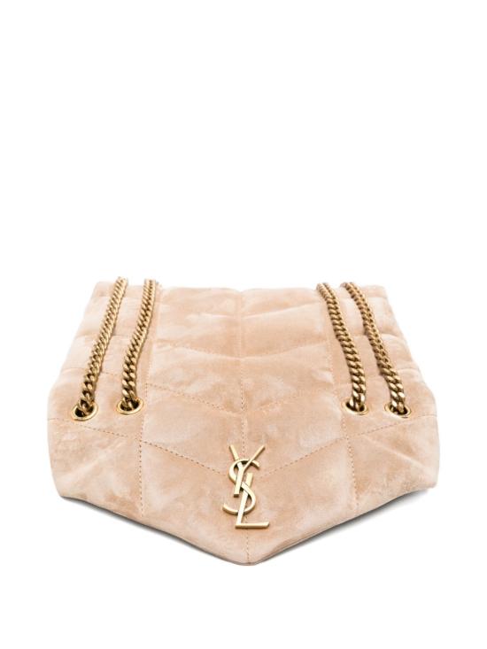 26SS 생로랑 토이 푸퍼 스웨이드 숄더백 759337 1U8079295 Beige - SAINT LAURENT