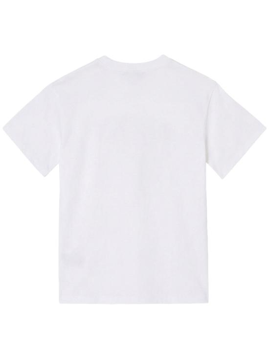 26SS 가니 코튼 저지 비디드 타이거 티셔츠 A1050060 151 WHITE - GANNI