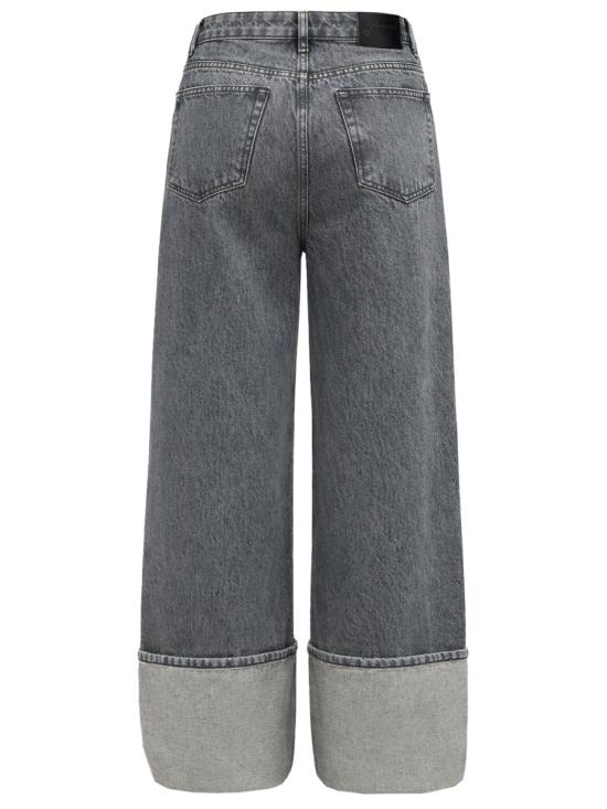 26SS 가니 스트레이트 팬츠 A1100030 259 CHARCOAL - GANNI