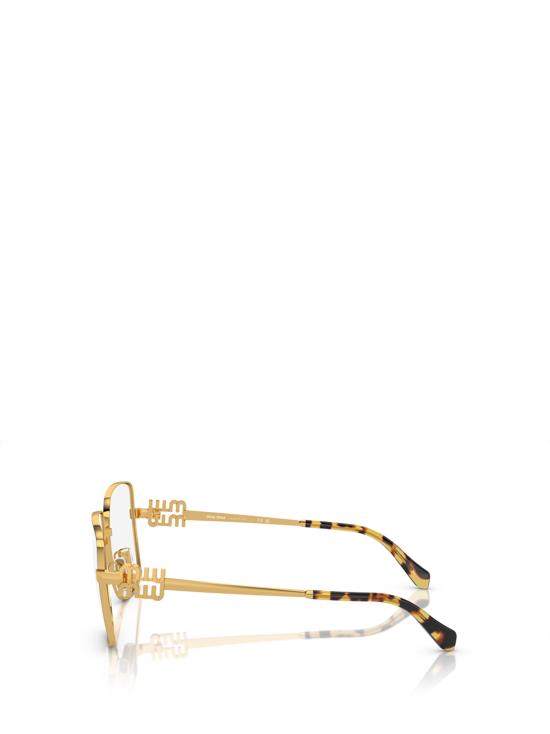 26FW 미우미우 안경 MU 51XV KUI1O1 BLACK GOLD - MIU MIU