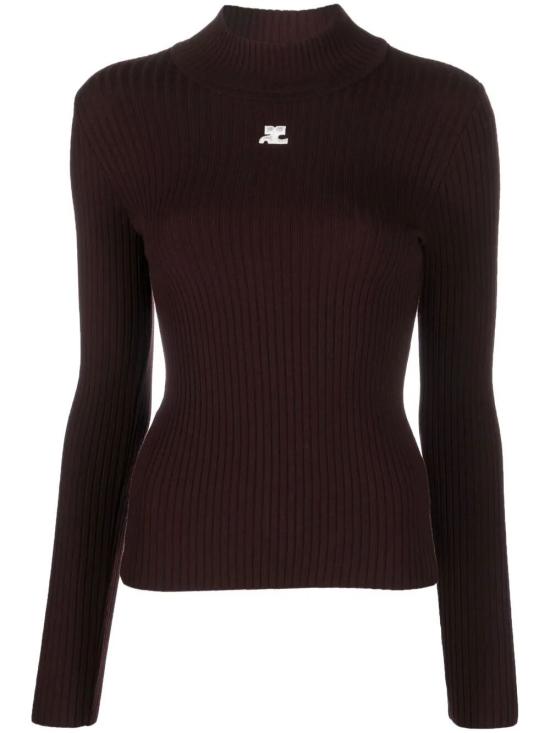 26SS 쿠레쥬 터틀넥 PERMPU022FI0001 4010 BURGUNDY