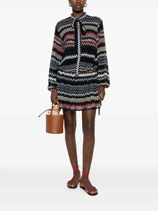 26SS 미소니 미디 원피스 DS26SG09BR0150S91RR Black - MISSONI