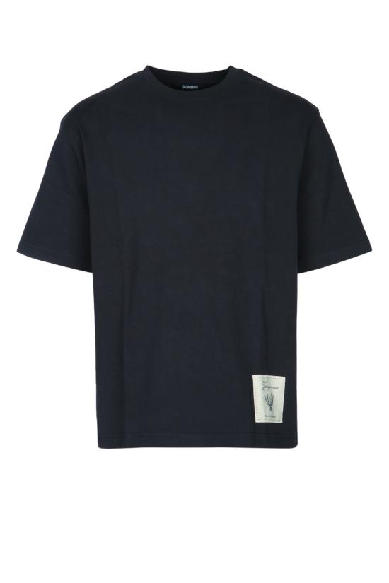 26SS 자크뮈스 토르네오 티셔츠 TSM00624AJ00045 3EO ROSEMARY LABEL DARK NAVY DOM