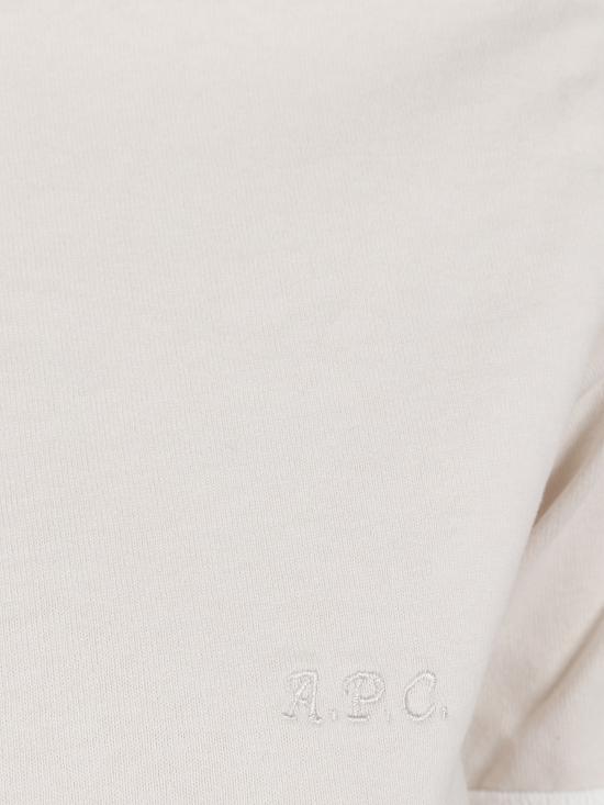 26SS 아페쎄 반팔 티셔츠 COHBQF26550AAE PUTTY DOM - A.P.C.