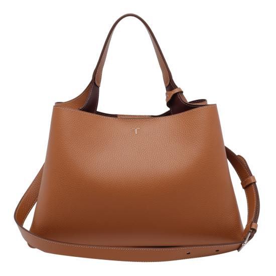 26SS 토즈 스몰 토트백 XBWAPAJ0300 QRI9P13 Brown - TODS