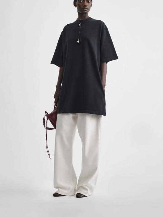 26SS 피비 파일로 반팔 티셔츠 DT114CO2974 900BK Black - PHOEBE PHILO