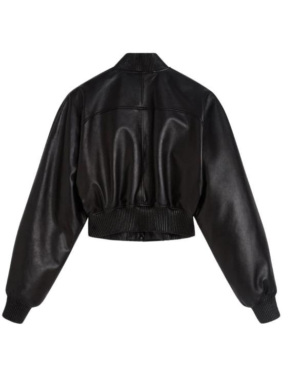 26SS 피비 파일로 가죽 자켓 AV74LE2405 900BK Black - PHOEBE PHILO