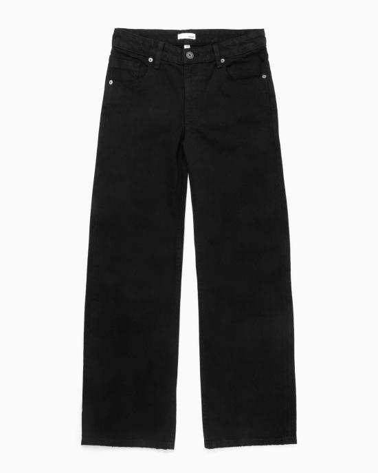  Edyson 데님 팬츠 에디슨 폴 릴렉스드 로우라이즈 진 블랙