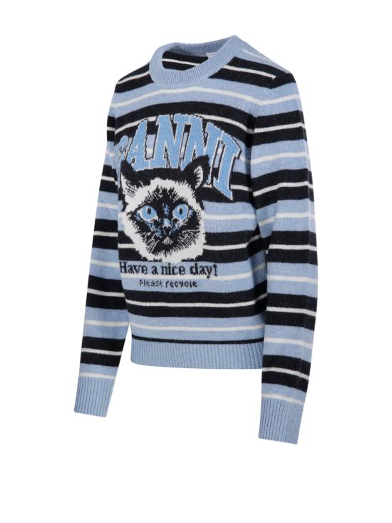 26SS 가니 스웨터 A1070266326 SOFT CHAMBRAY DOM - GANNI