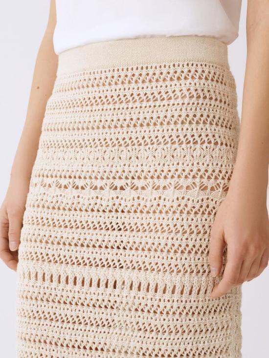 26SS 파비아나 필리피 롱 스커트 GND266F383L735 0149 White - FABIANA FILIPPI