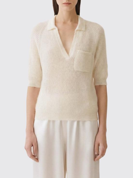 26SS 파비아나 필리피 폴로 티셔츠 MAD266F128L739 25 Natural