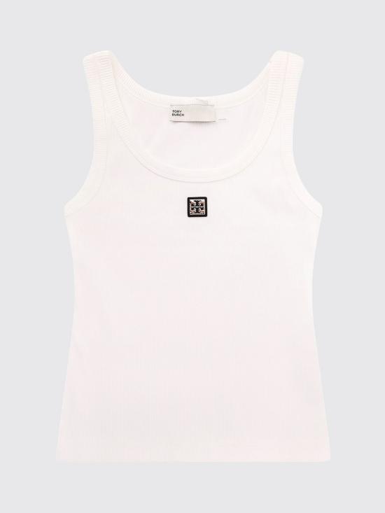 26SS 토리버치 민소매 티셔츠 165173 047 White - TORY BURCH