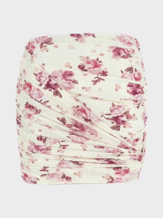 26SS 마그다뷰트림 미디 스커트 615426 CREAM Multicolor - MAGDA BUTRYM