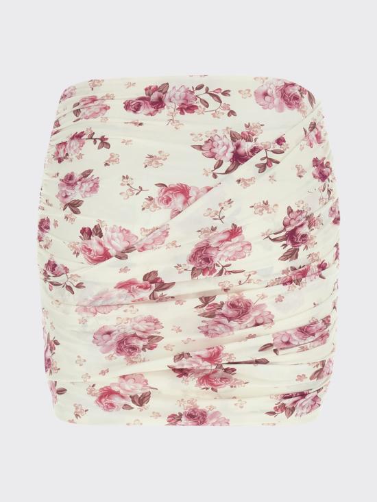 26SS 마그다뷰트림 미디 스커트 615426 CREAM Multicolor - MAGDA BUTRYM