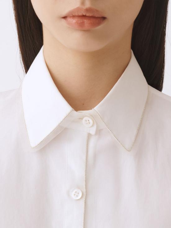 26SS 파비아나 필리피 셔츠 CAD266F233L582 21 White - FABIANA FILIPPI