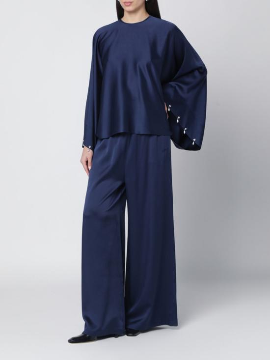 26SS 스텔라 맥카트니 팔라초 팬츠 6440163FU302 4000 Blue - STELLA MCCARTNEY