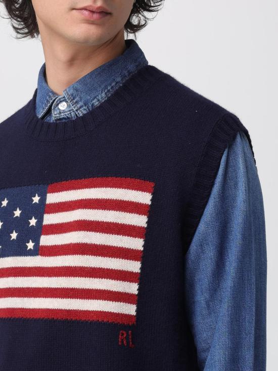 25FW 폴로 랄프로렌 베스트 710970293 001 Blue - POLO RALPH LAUREN