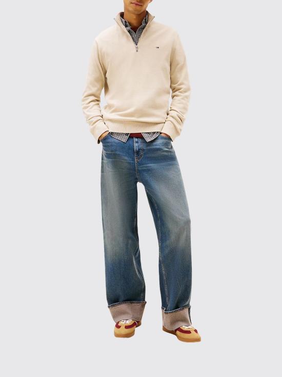 26SS 토미진 스웨터 DM0DM21654 ABY Beige - TOMMY JEANS