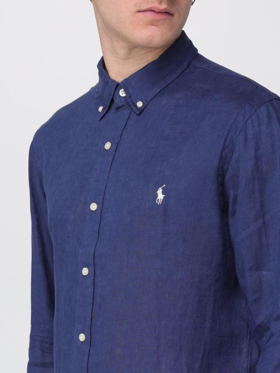 25FW 폴로 랄프로렌 긴팔 셔츠 710966295 005 Blue - POLO RALPH LAUREN