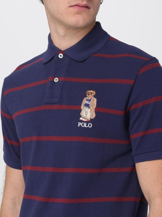 25FW 폴로 랄프로렌 폴로 티셔츠 710971839 001 Blue - POLO RALPH LAUREN