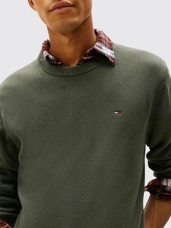 26SS 토미진 스웨터 DM0DM21787 GY1 Green - TOMMY JEANS