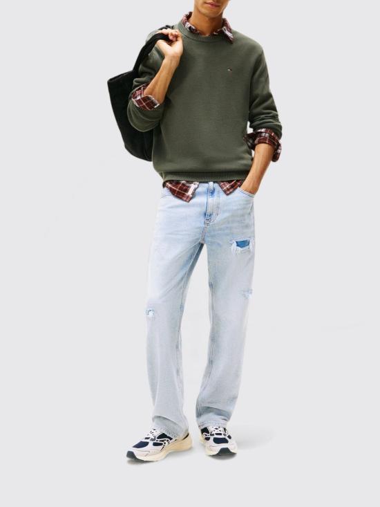 26SS 토미진 스웨터 DM0DM21787 GY1 Green - TOMMY JEANS