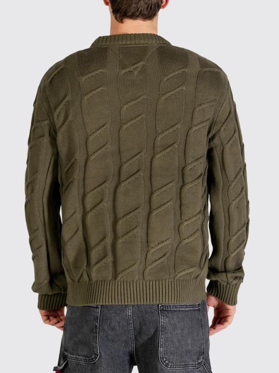 26SS 토미진 스웨터 DM0DM22355 GY1 Green - TOMMY JEANS